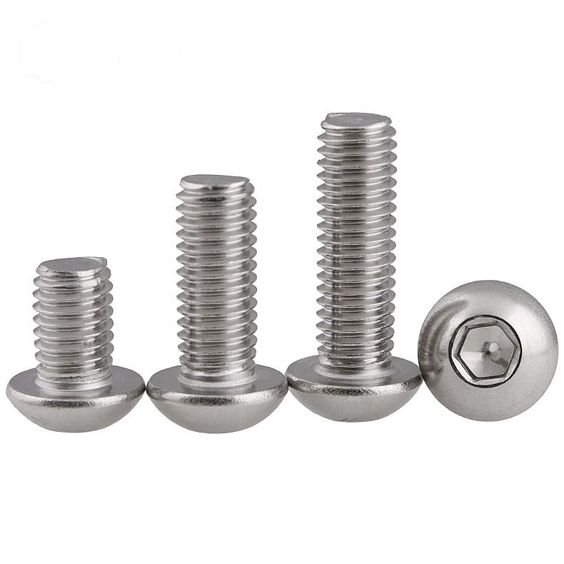 Bulong lục giác chìm đầu chỏm cầu inox 201 M6